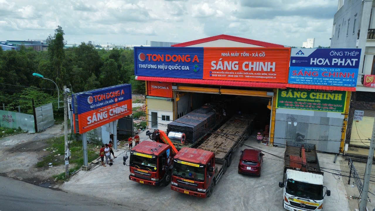 Mẫu Bảng Hiệu Tôn Sóng Đẹp Năm 2026