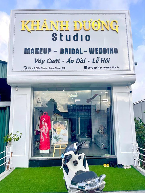 Mẫu Bảng Hiệu Studio Đẹp
