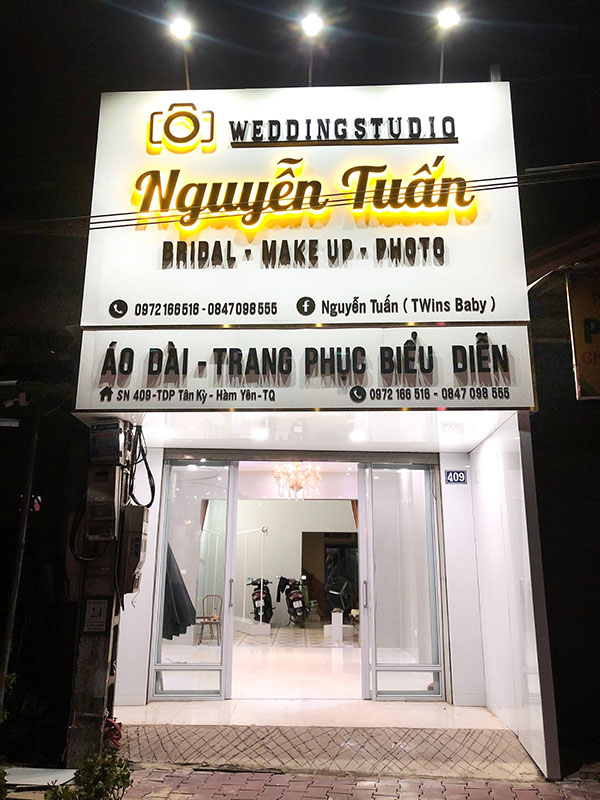 Mẫu Bảng Hiệu Studio Đẹp