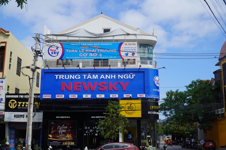 Biển Hiệu Trung Tâm Ngoại Ngữ Đẹp