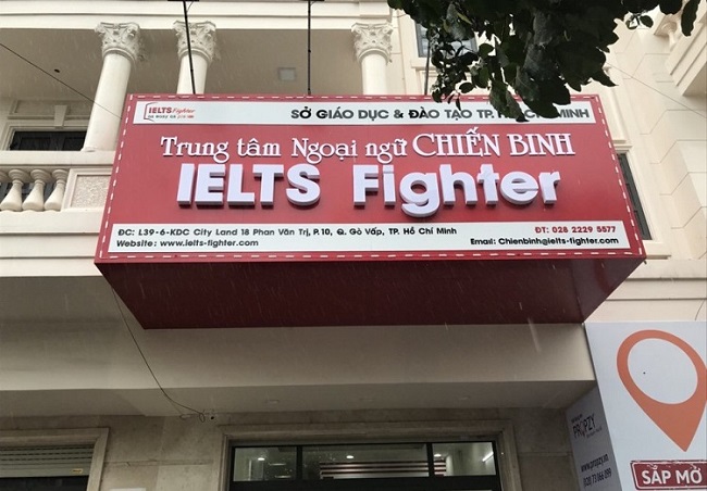Thi Công Biển Hiệu Trung Tâm Ngoại Ngữ Đẹp