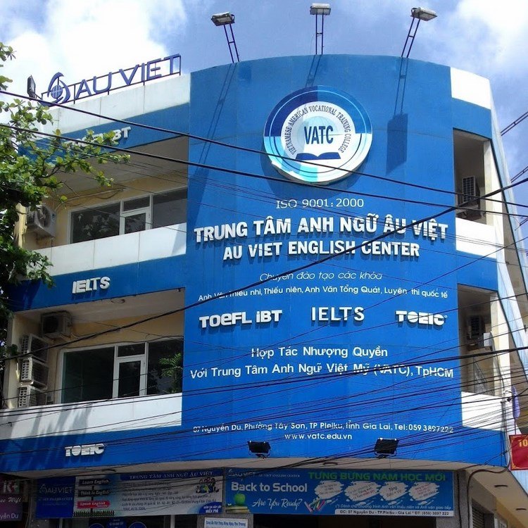 Thi Công Biển Hiệu Trung Tâm Ngoại Ngữ Đẹp