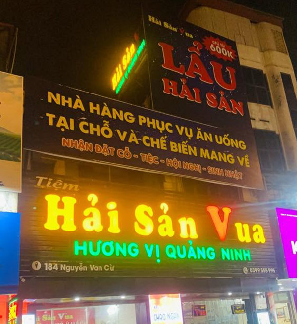 Thiết Kế Bảng Hiệu Hải Sản Đẹp