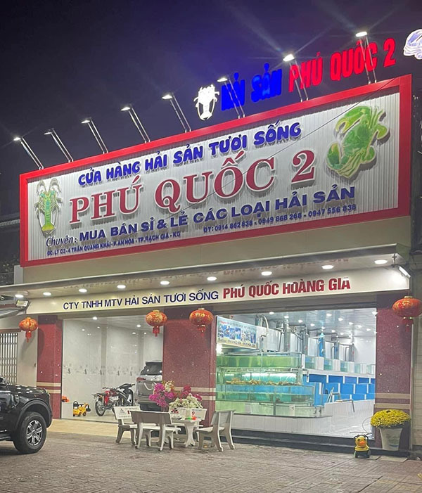 Thiết Kế Bảng Hiệu Hải Sản Đẹp