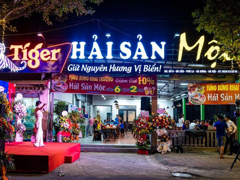 Mẫu Bảng Hiệu Hải Sản Đẹp