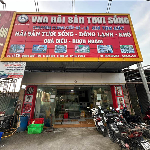 Mẫu Bảng Hiệu Hải Sản Đẹp