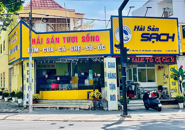 Mẫu Bảng Hiệu Hải Sản Đẹp