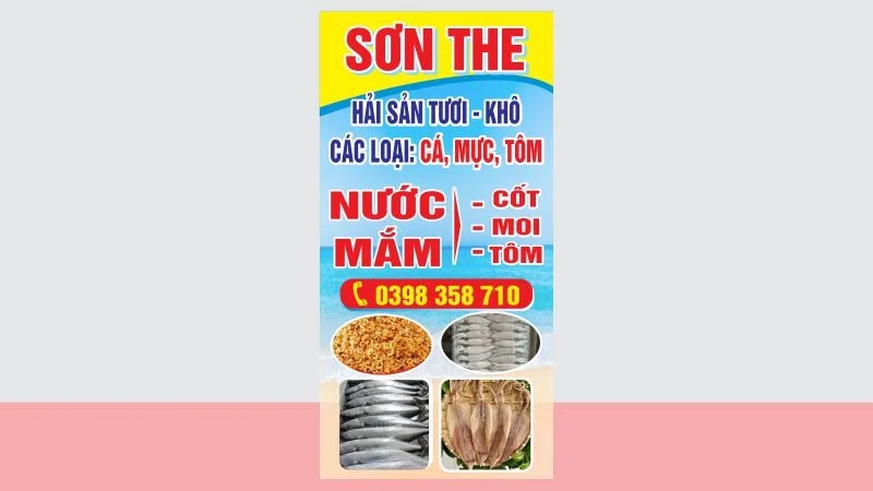 Mẫu Bảng Hiệu Hải Sản Đẹp