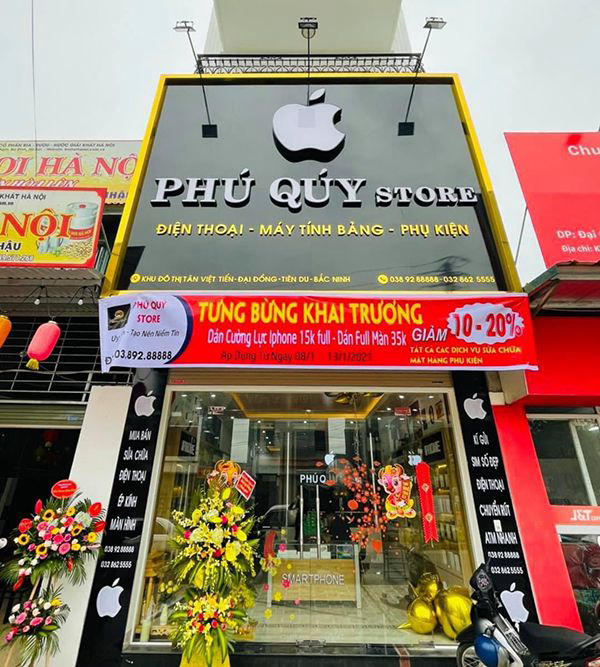 Thi Công Bảng Hiệu Tiệm Điện Thoại Đẹp