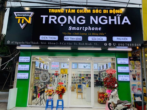 Mẫu Bảng Hiệu Tiệm Điện Thoại Đẹp Năm 2026