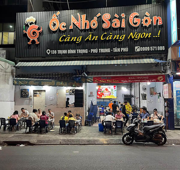 Thi Công Bảng Hiệu Quán Ốc Đẹp