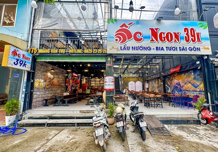 Thi Công Bảng Hiệu Quán Ốc Đẹp