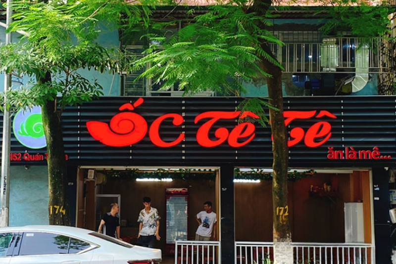 Thi Công Bảng Hiệu Quán Ốc Đẹp