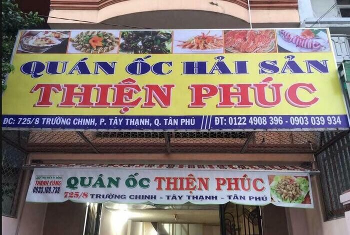 Thiết Kế Bảng Hiệu Quán Ốc Đẹp