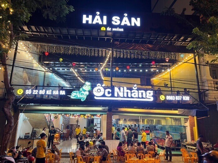Mẫu Bảng Hiệu Quán Ốc Đẹp