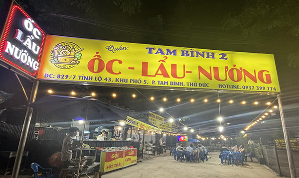 Mẫu Bảng Hiệu Quán Ốc Đẹp Năm 2026