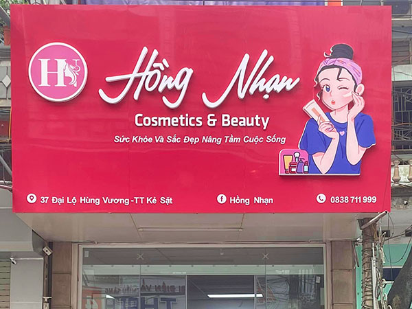 Bảng Hiệu Shop Mỹ Phẩm Đẹp