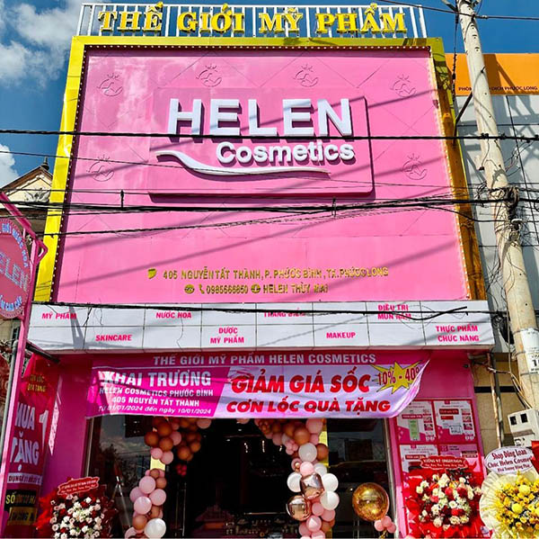 Mẫu Bảng Hiệu Shop Mỹ Phẩm Đẹp