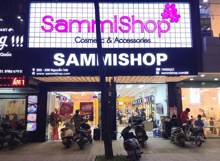 Mẫu Bảng Hiệu Shop Mỹ Phẩm Đẹp