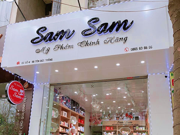 Mẫu Bảng Hiệu Shop Mỹ Phẩm Đẹp