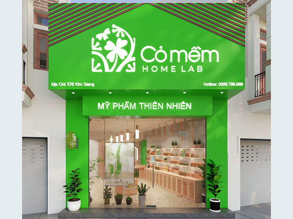 Mẫu Bảng Hiệu Shop Mỹ Phẩm Đẹp