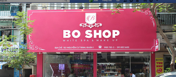 Mẫu Bảng Hiệu Shop Mỹ Phẩm Đẹp Năm 2026