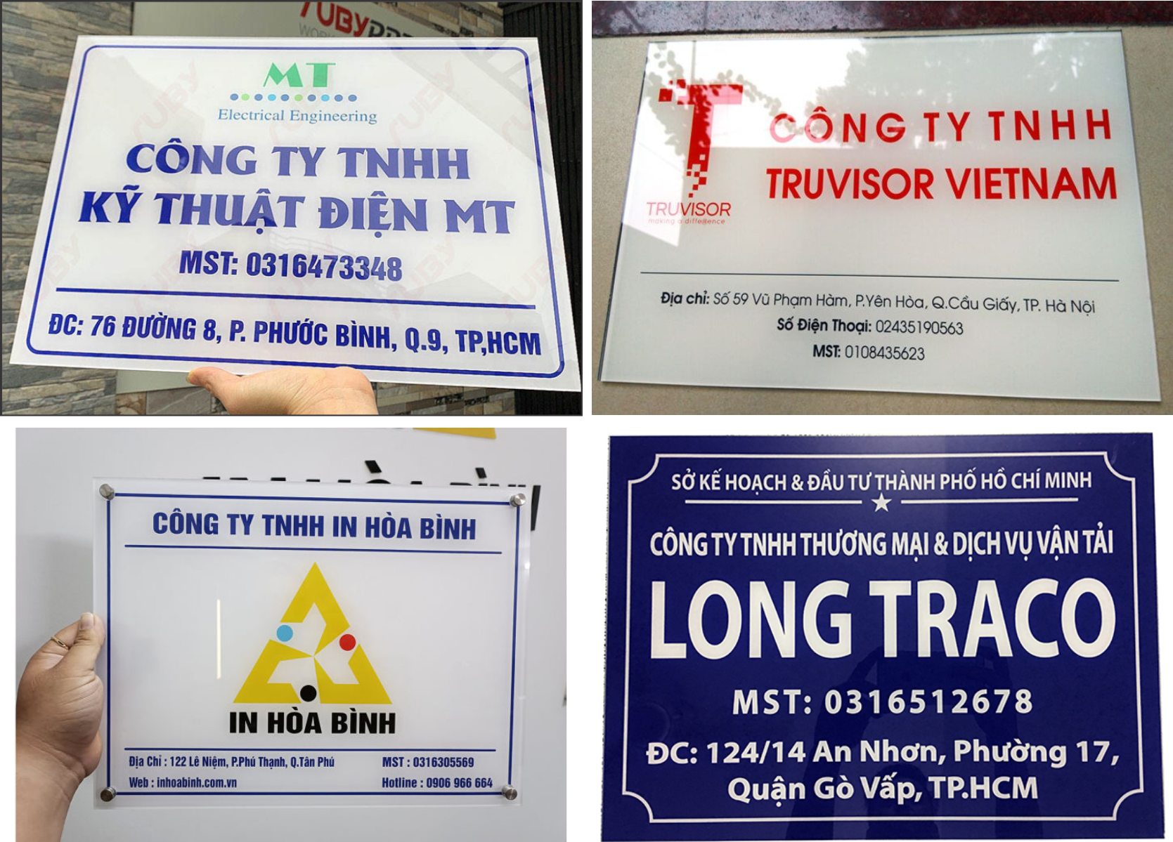 Làm Biển Hiệu Công Ty TPHCM