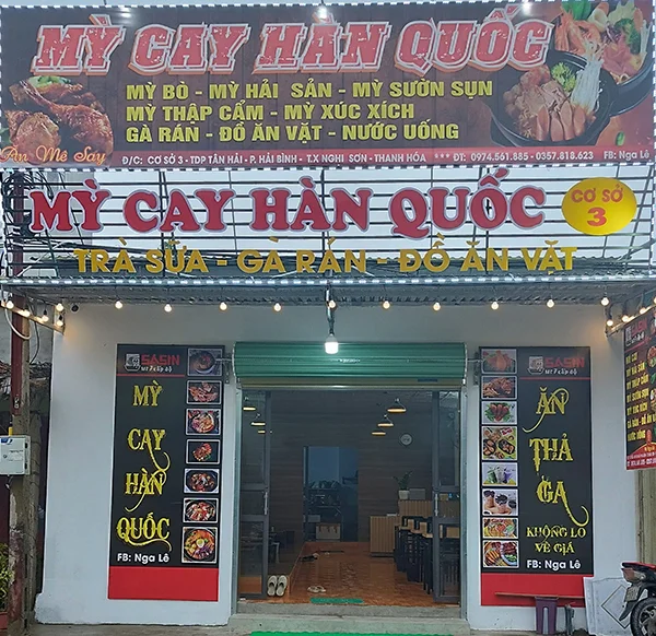 Bảng Hiệu Mì Cay Đẹp