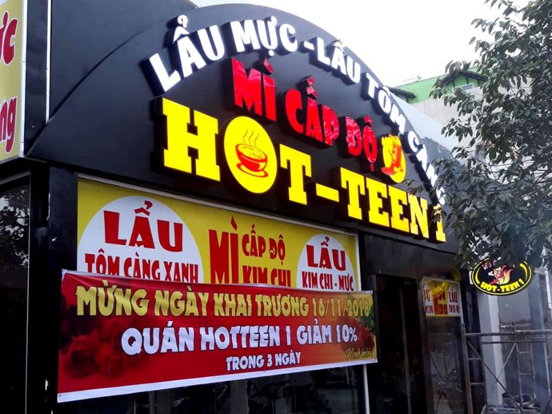Thiết Kế Bảng Hiệu Mì Cay Đẹp