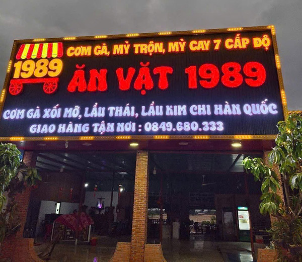 Mẫu Bảng Hiệu Mì Cay Đẹp
