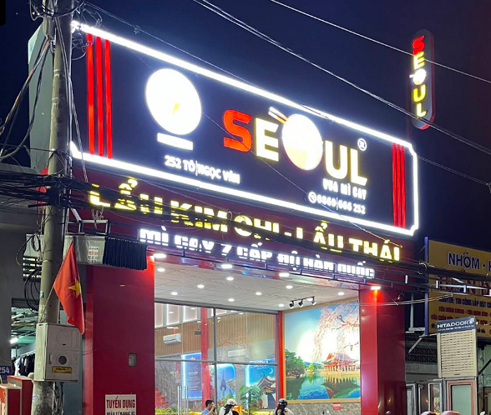 Mẫu Bảng Hiệu Mì Cay Đẹp