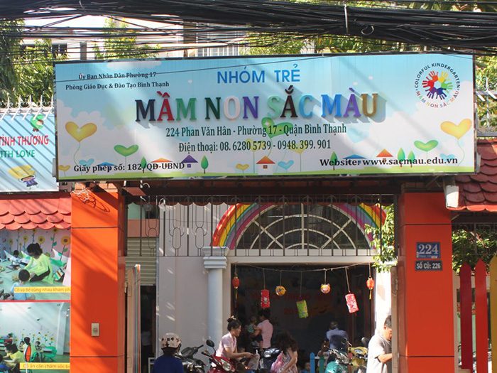 Thiết Kế Bảng Hiệu Mầm Non Đẹp