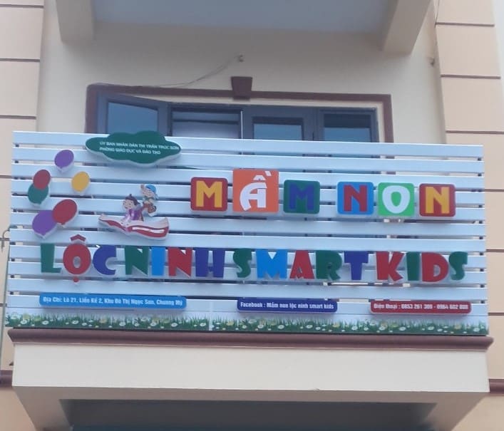 Mẫu Bảng Hiệu Mầm Non Đẹp