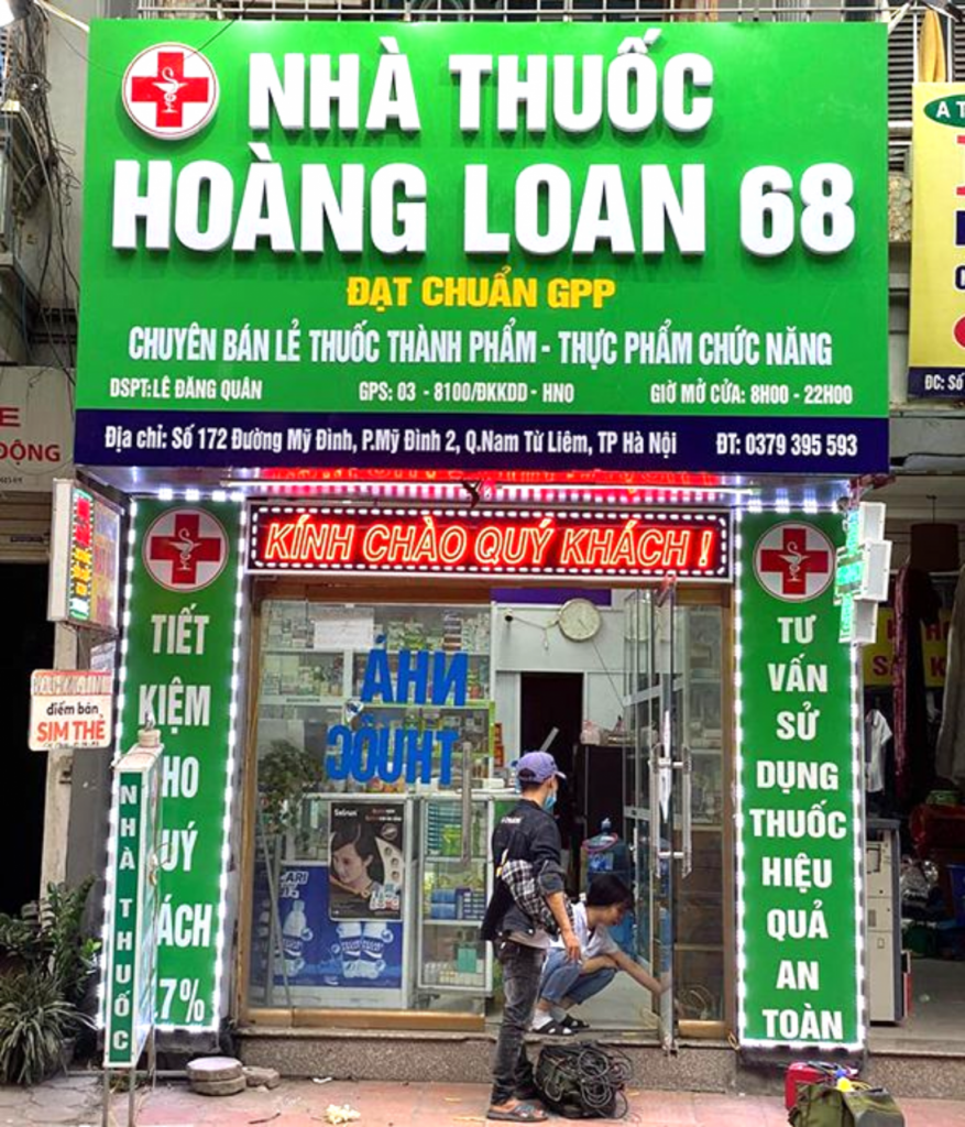 Thi Công Biển Hiệu Nhà Thuốc Đẹp