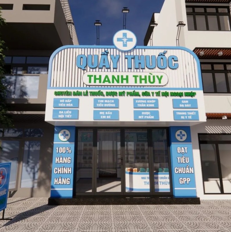 Thiết Kế Biển Hiệu Nhà Thuốc Đẹp