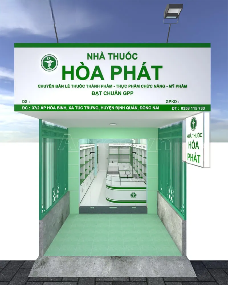 Mẫu Biển Hiệu Nhà Thuốc Đẹp Năm 2026