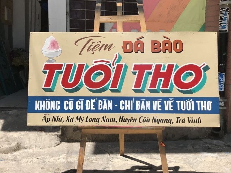 Thi Công Bảng Hiệu Vintage Đẹp