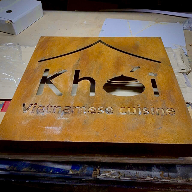 Thi Công Bảng Hiệu Vintage Đẹp