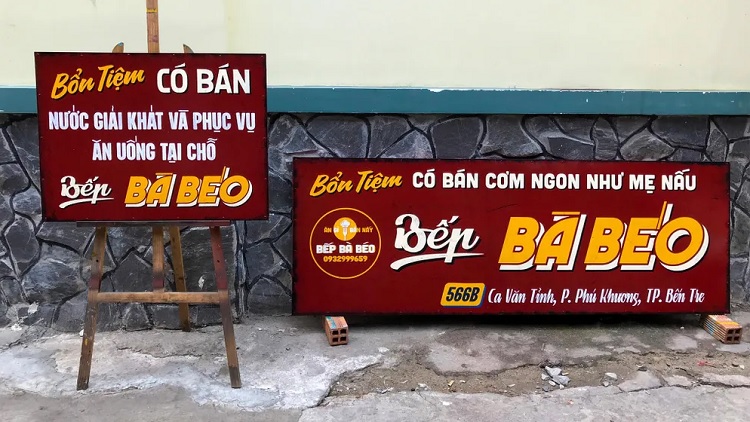 Thiết Kế Bảng Hiệu Vintage Đẹp