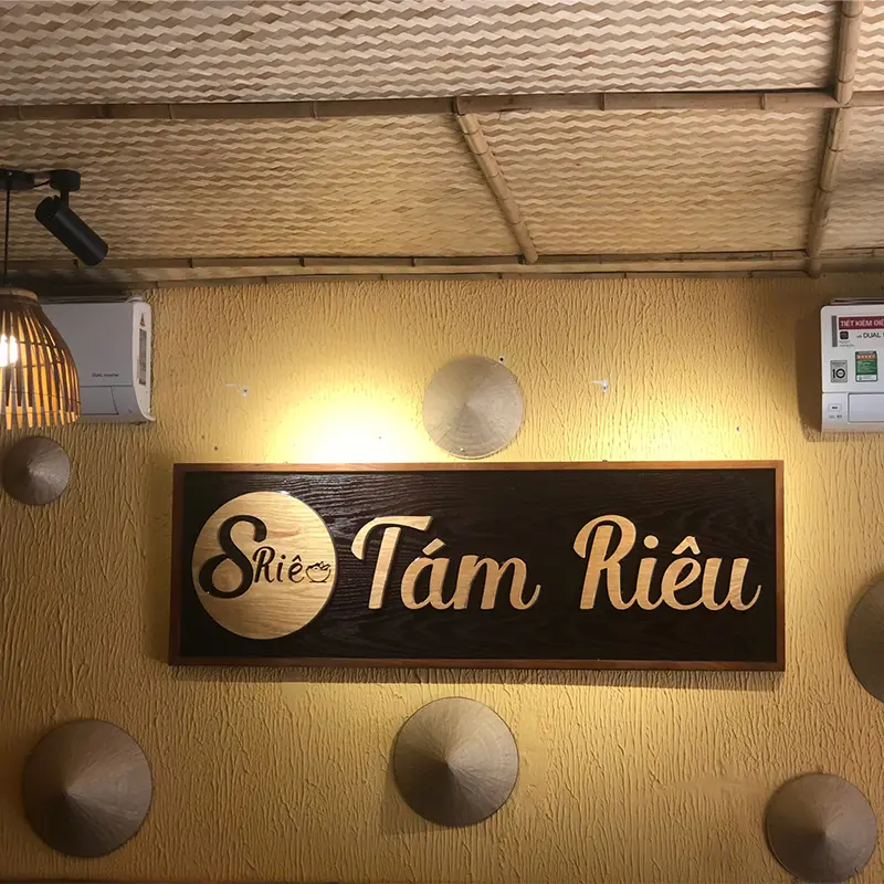 Mẫu Bảng Hiệu Vintage Đẹp