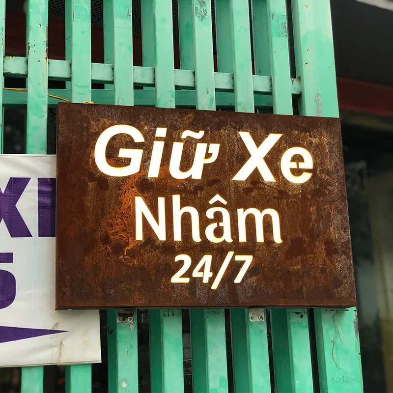 Mẫu Bảng Hiệu Vintage Đẹp