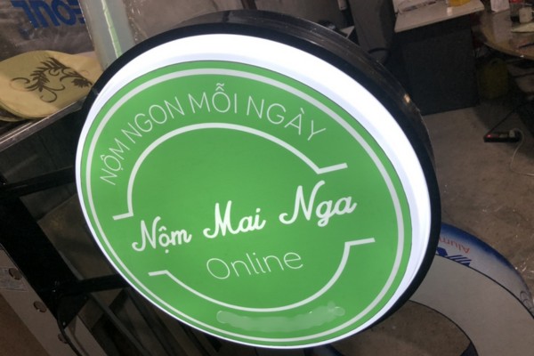 Thi Công Biển Hút Nổi Tròn Đẹp