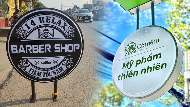 Thi Công Biển Hút Nổi Tròn Đẹp
