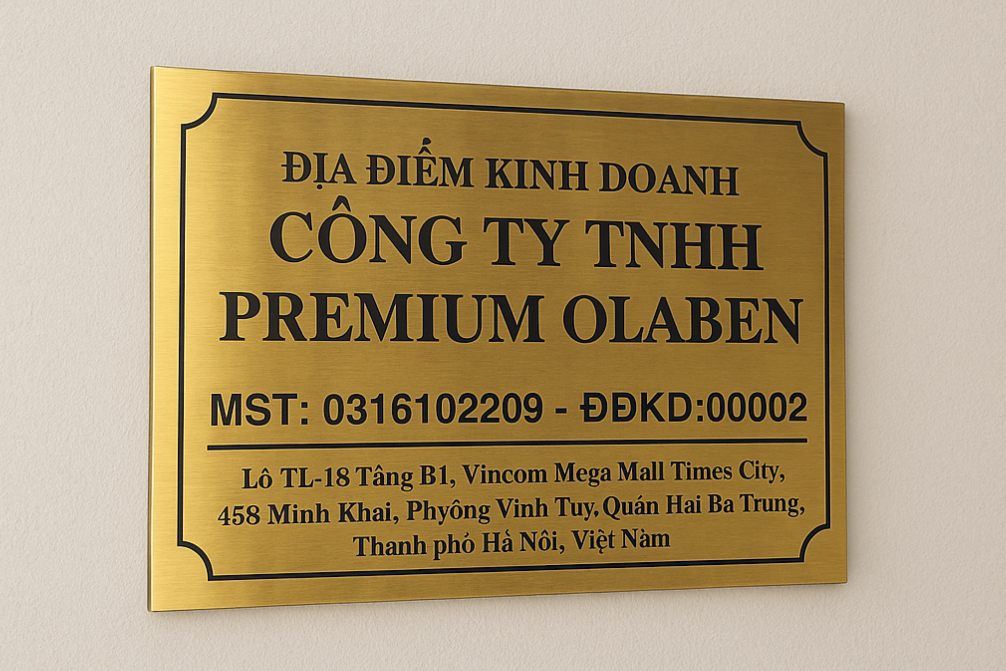 Thi Công Bảng Hiệu Inox Vàng Đẹp