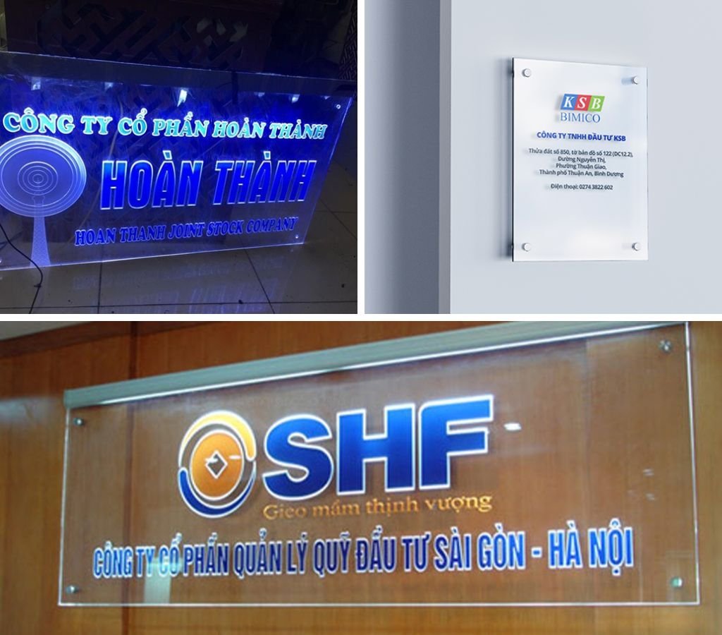 Thi Công Biển Mica Treo Tường Đẹp