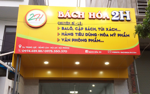 Thi Công Bảng Hiệu Văn Phòng Phẩm Đẹp