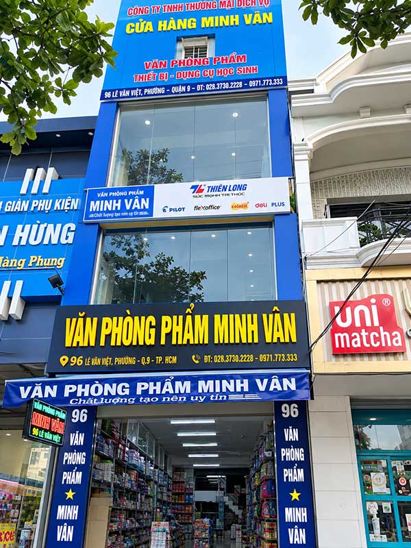 Thi Công Bảng Hiệu Văn Phòng Phẩm Đẹp