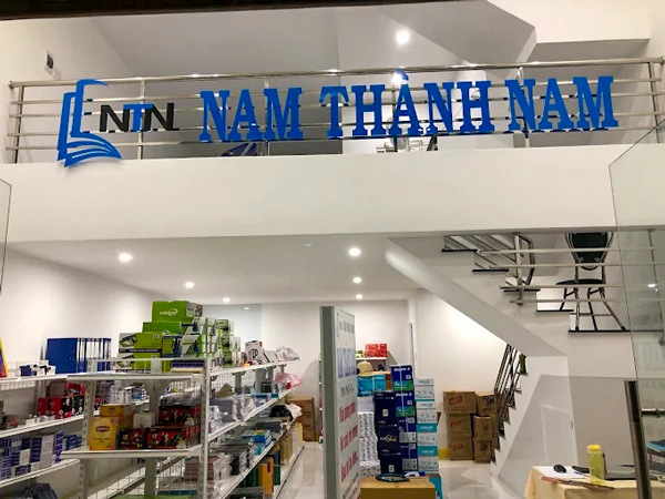 Thiết Kế Bảng Hiệu Văn Phòng Phẩm Đẹp