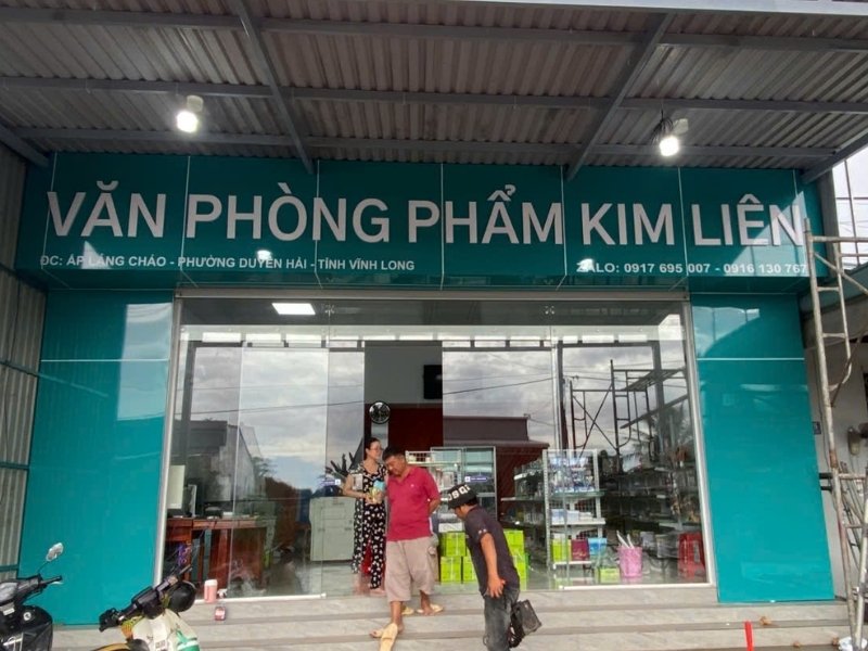 Mẫu Bảng Hiệu Văn Phòng Phẩm Đẹp