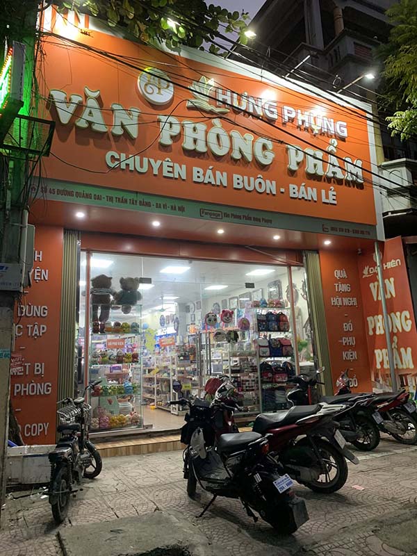 Mẫu Bảng Hiệu Văn Phòng Phẩm Đẹp